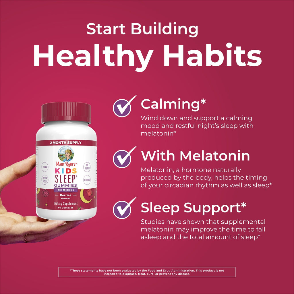 Kids Sleep Gummies With Melatonin Healthy Habits