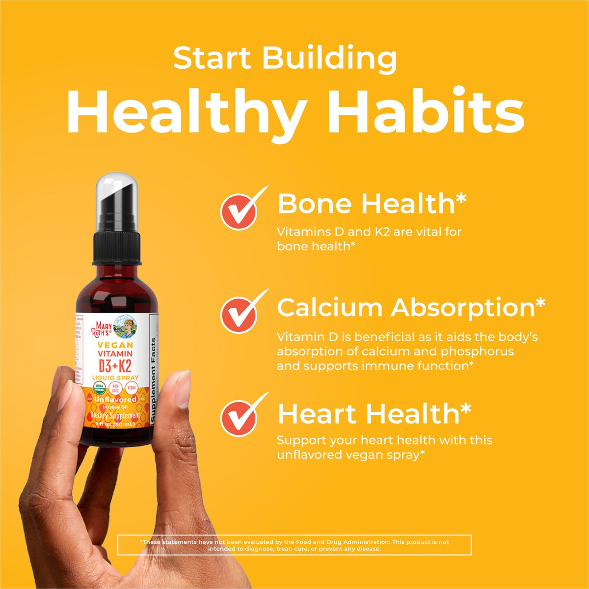Organic D3 + K2 Spray Healthy Habits