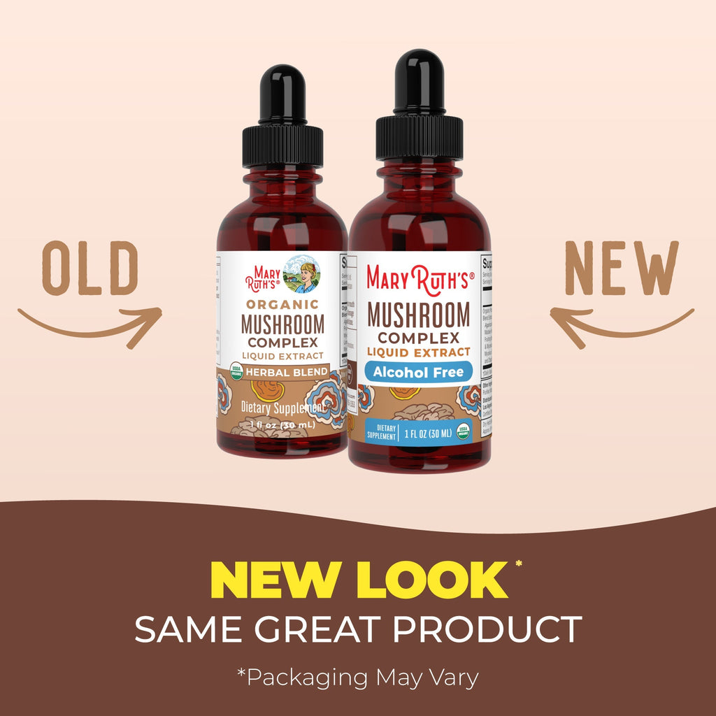 Organic Mushroom Complex Liquid Drops 1oz New Look