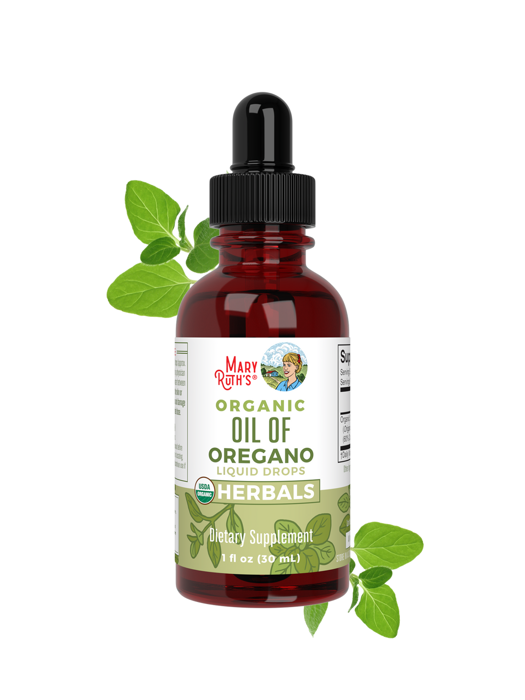 Oil of Oregano Liquid Drops 1oz Unflavored