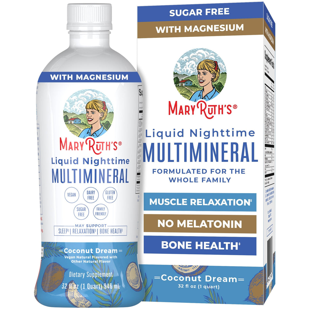 Triad of Health + Hair Growth Liquid Nighttime Multimineral