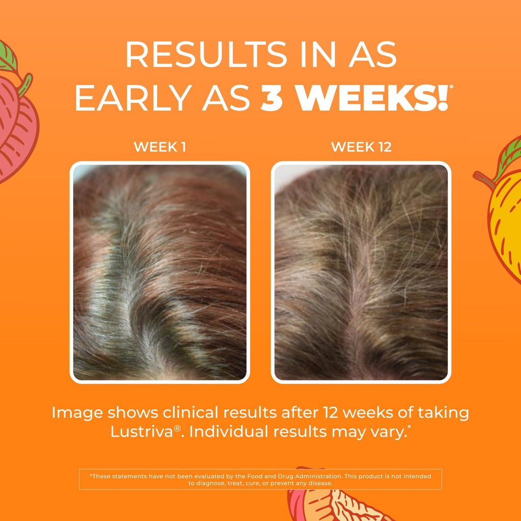 Liquid Morning Multivitamin + Hair Growth Travel Pack Peach Mango 1oz Results in as early as 3 Weeks