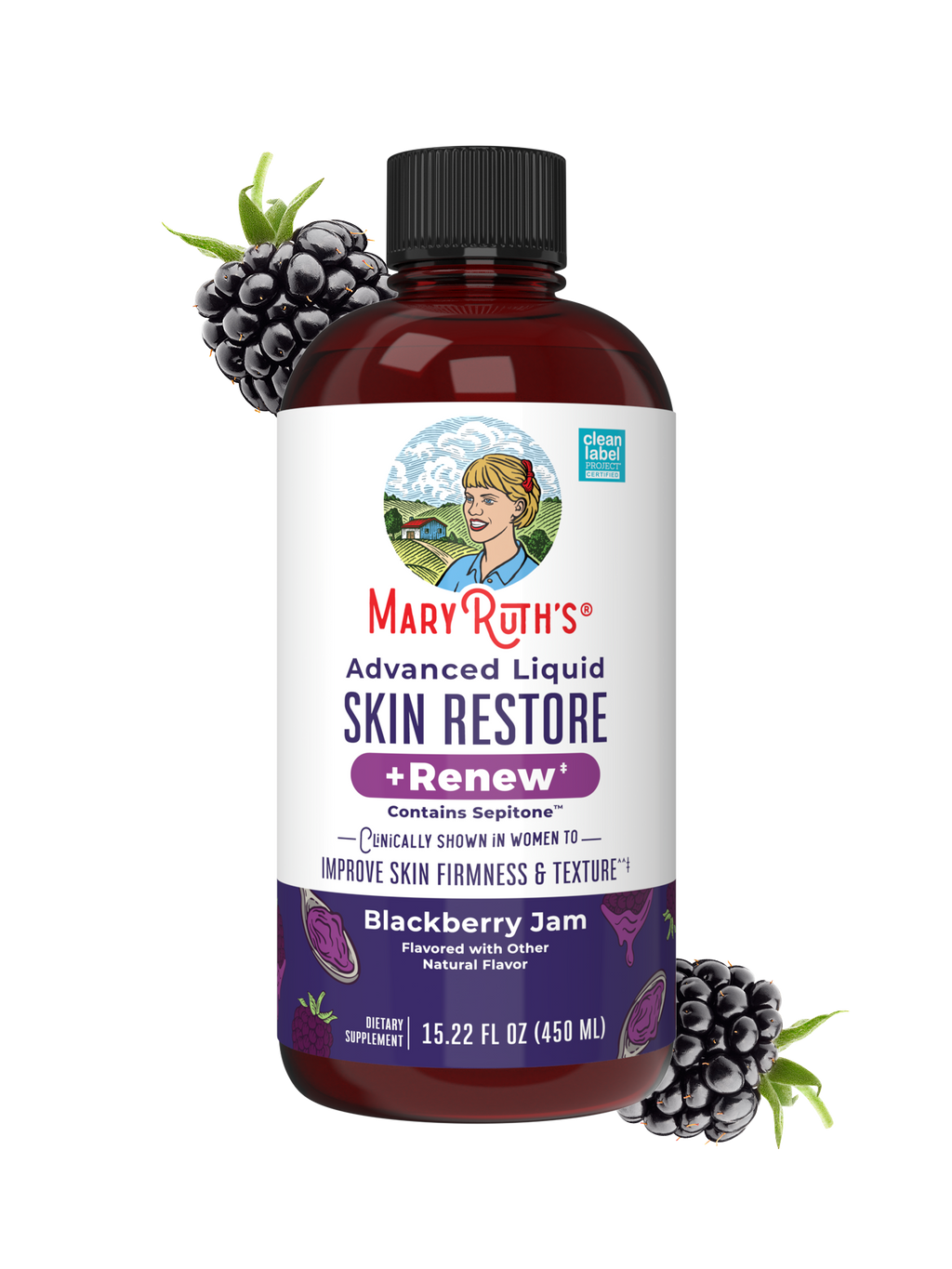 Advanced Liquid Skin Restore and Renew 15oz Blackberry Jam