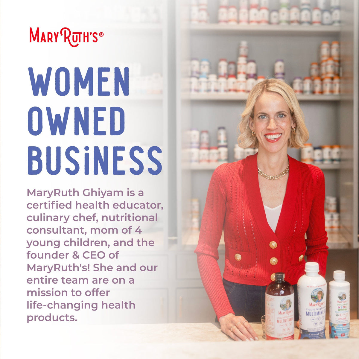 Megadose D3 Organic Liquid Drops 1oz Women Owned