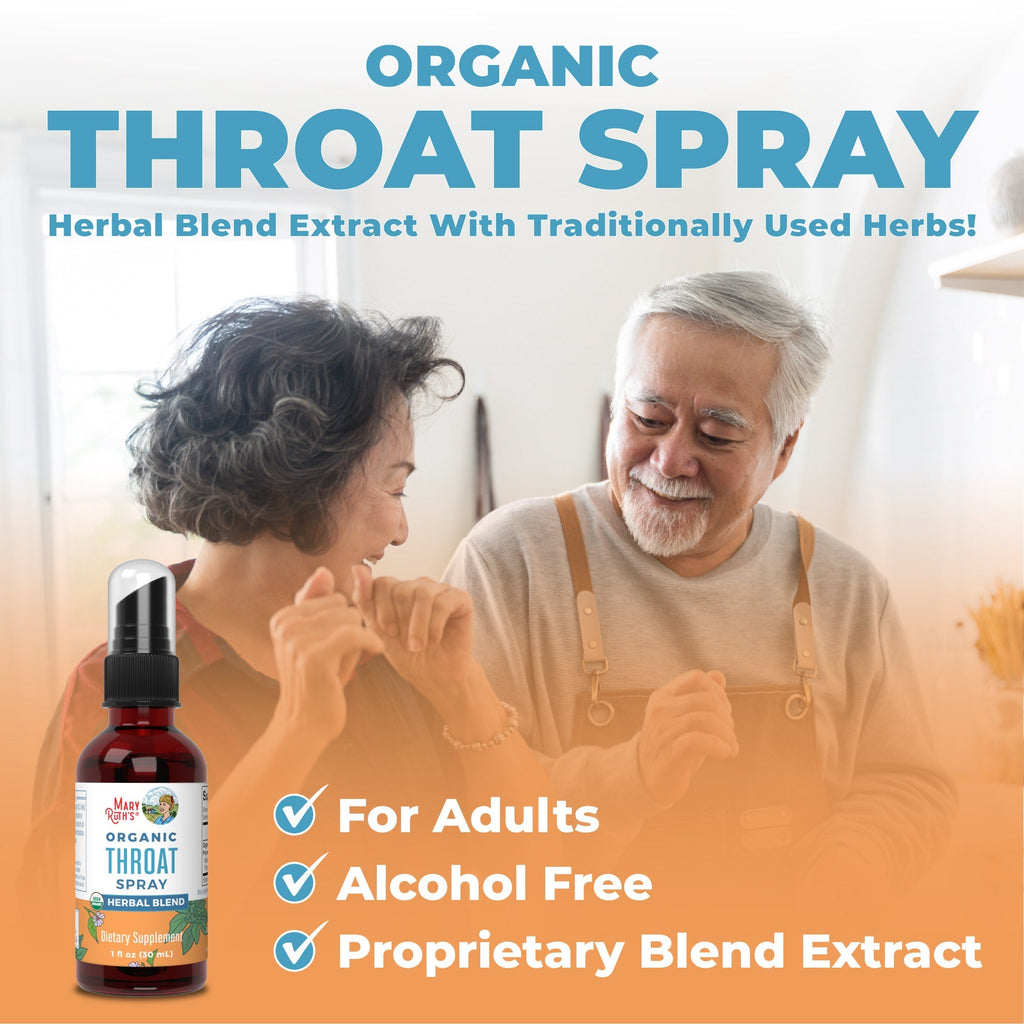 Organic Throat Spray 1oz Unflavored Benefits
