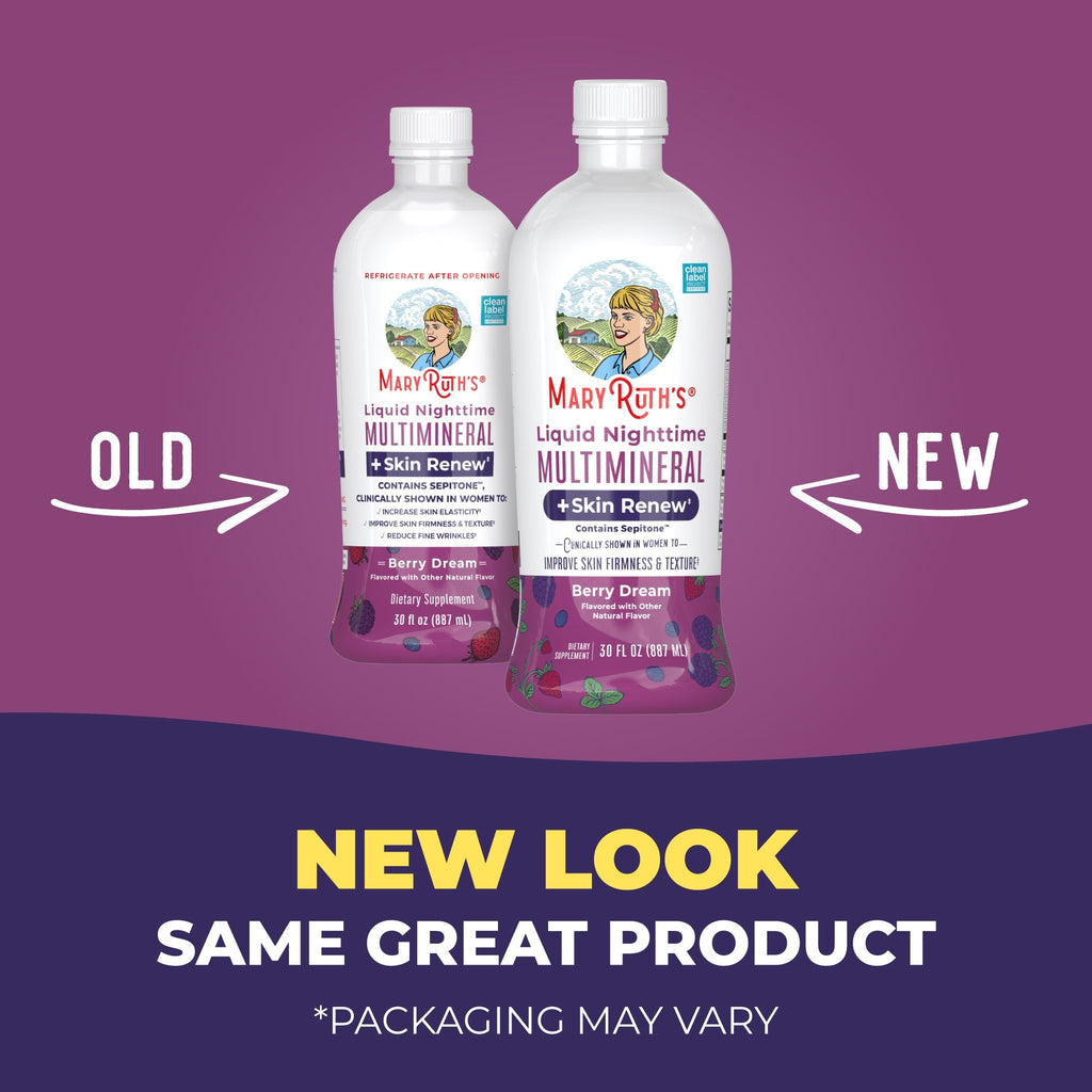 Liquid Nighttime Multimineral Skin Renew Berry Dream 15oz New Look