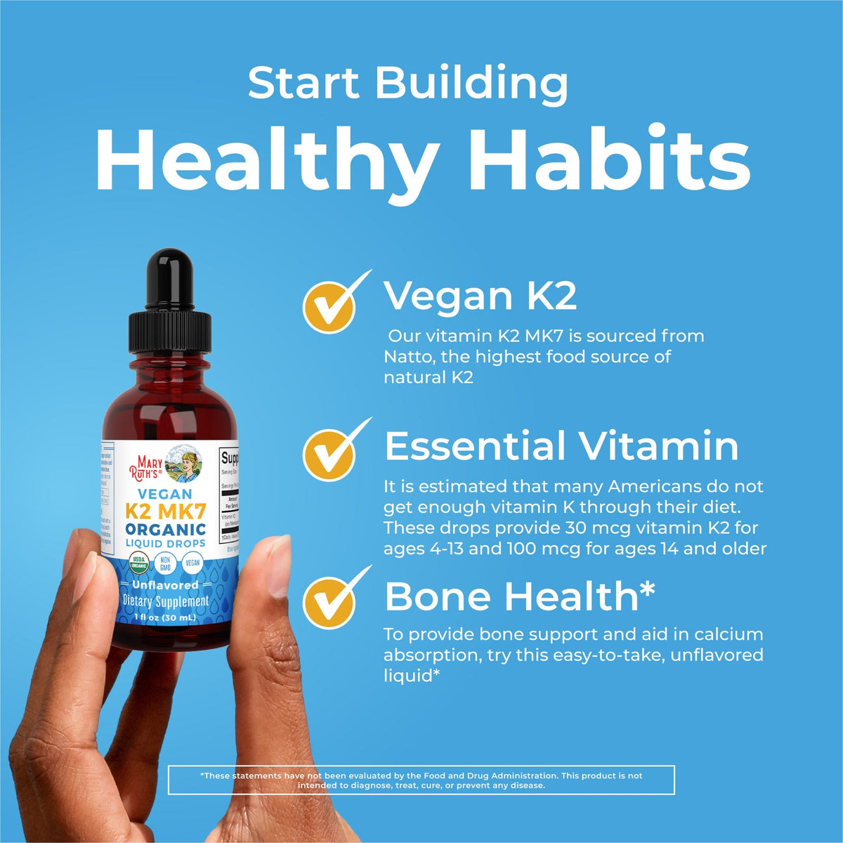 K2 (MK7) Organic Drops