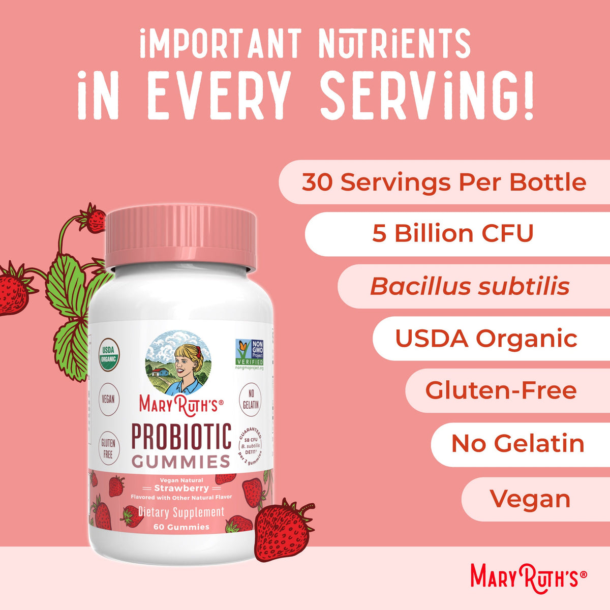 Organic Probiotic Gummies Ingredients