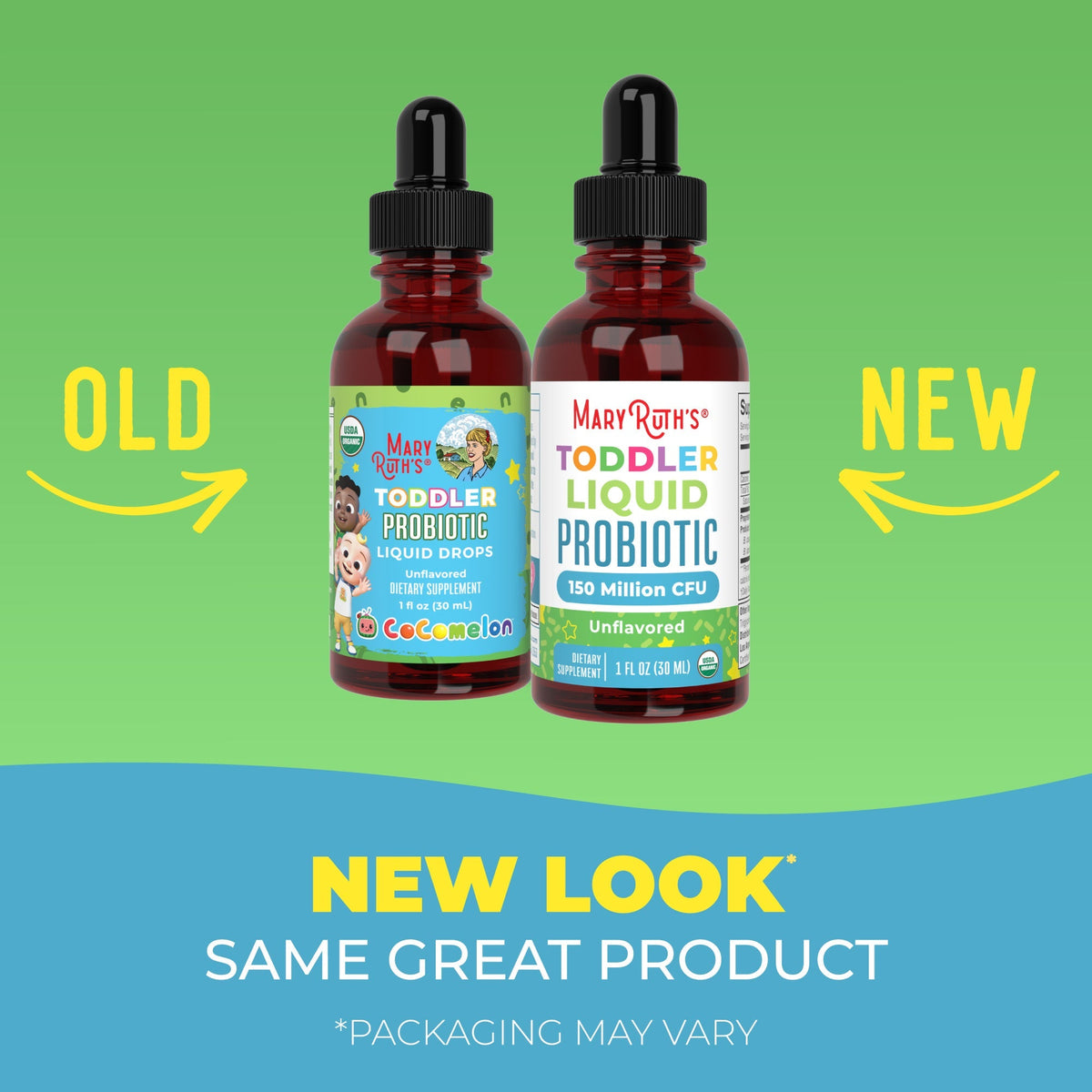 Organic Toddler Liquid Probiotic 1oz Unflavored New Look