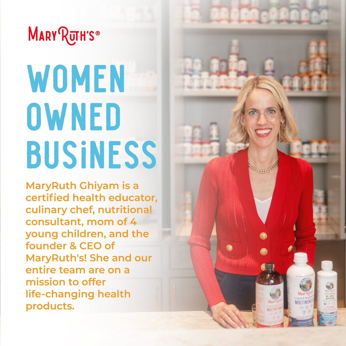 Vegan Omega-3 Liquid Drops (Orange) 1 oz Women Owned